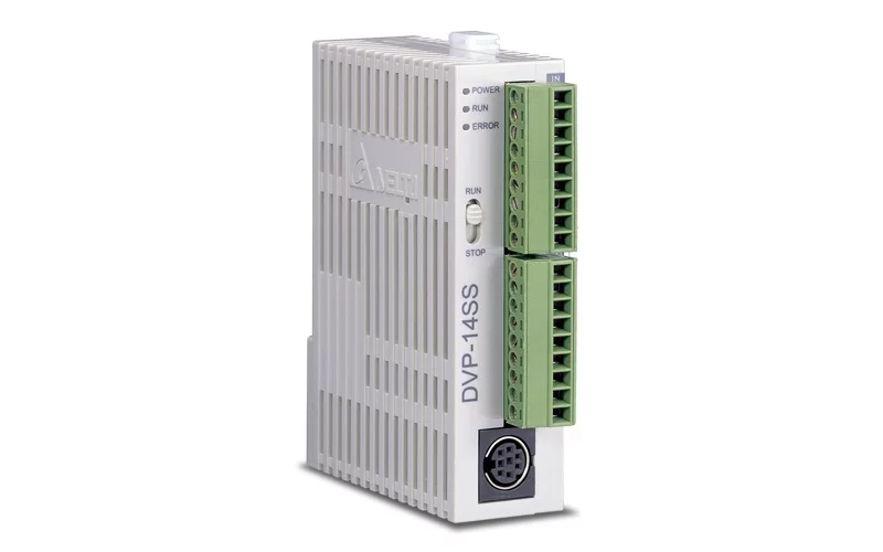 DVP14SS211T 14 Point, 8DI, 6DO (Transistor), 24V DC Power, SLIM