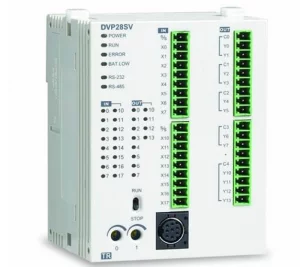 DVP20SX211R 20 Point, 8DI, 6DO, 4AI, 2AO (Relay), 24V DC Power, 2 шины расширения, USB, SLIM
